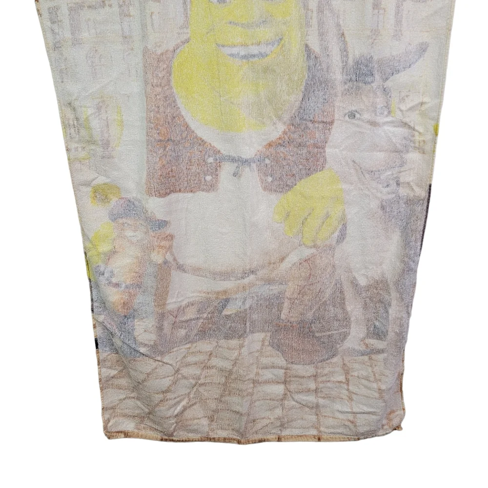 Shrek the Third Vintage Y2K Beach Pool Oversized Graphic Towl